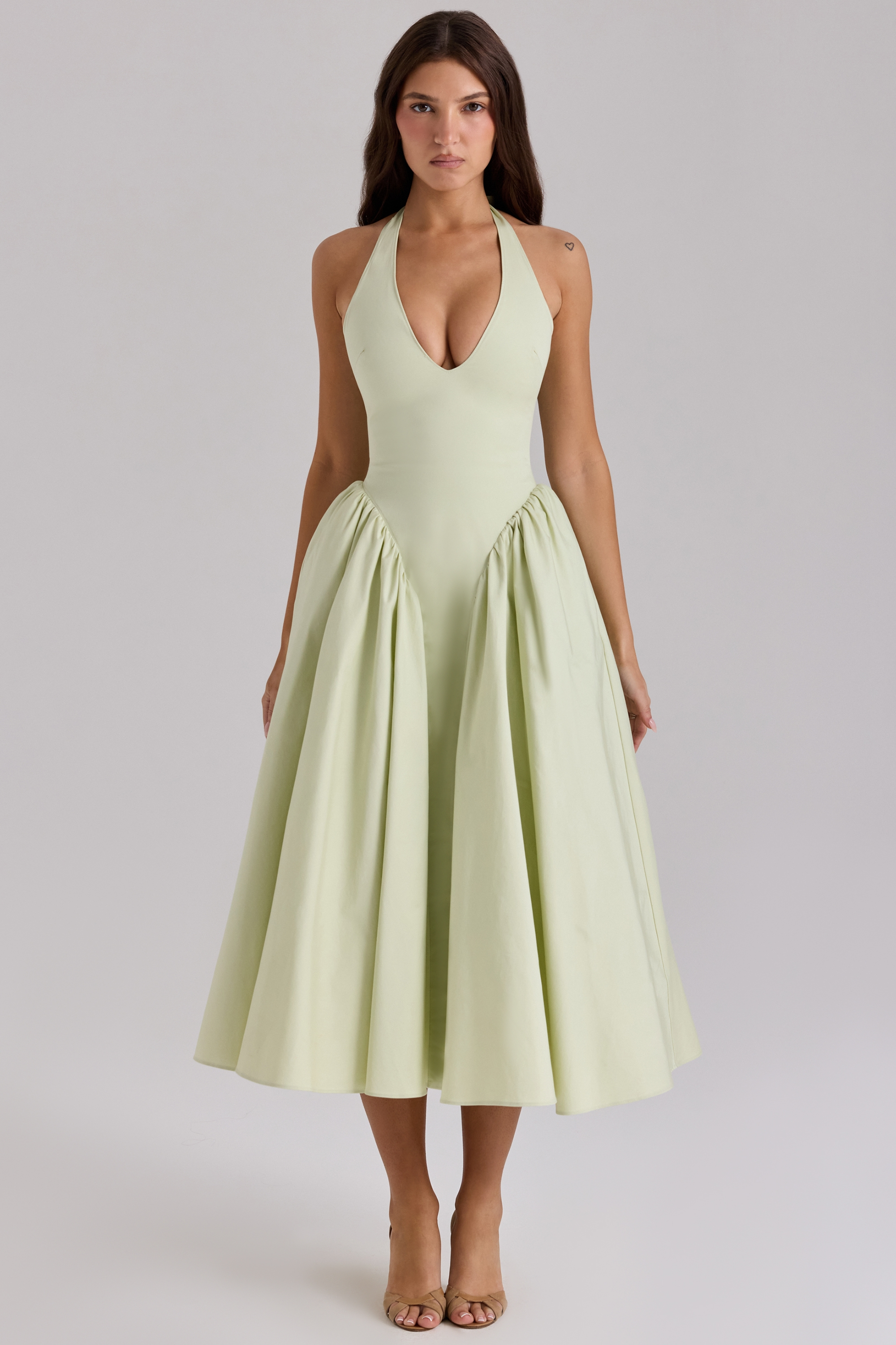 Liana™ | Ruched Midi Dress